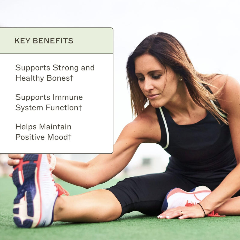 Amy Myers MD Vitamin D3/K2 10,000 IU Capsules - Daily Vitamin Supplement for Bone, Immune & Hormone Health Support - Healthy Mindset & Relaxation Aid - 30 Capsules