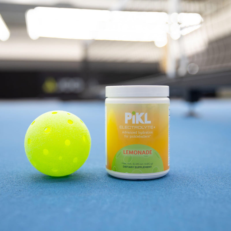 PiKL Nutrition Electrolyte Drink Mix for Pickleball | Magnesium & B-Vitamins | 0g Sugar | 30 Servings (Lemonade) Lemonade