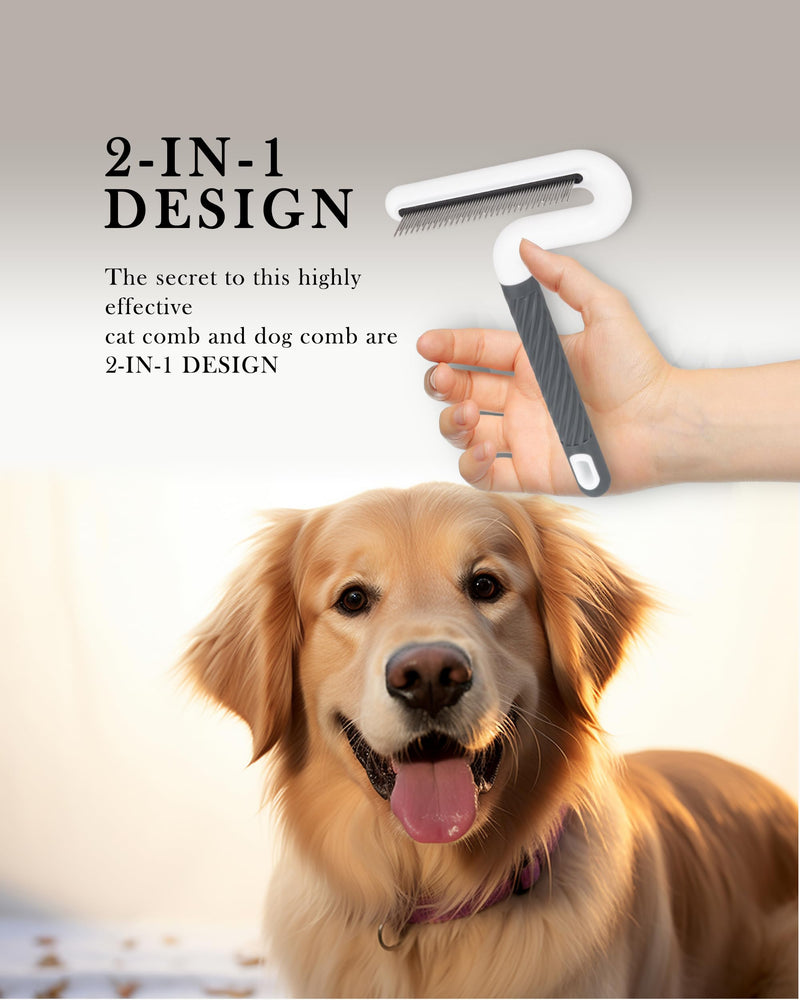 Flea Comb, TailGurus Effective Flea Comb for Cats & Dogs - Shedding Brush for All Pets - Long Hair Friendly - Durable - Versatile & Safe - Durable, Safe & Versatile - Portable, Pet-Friendly(TG2038) - BeesActive Australia