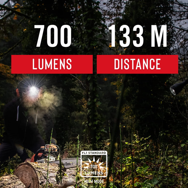 Coast® FL75 700 Lumen Dual Color Twist Focus™ LED Headlamp, Black