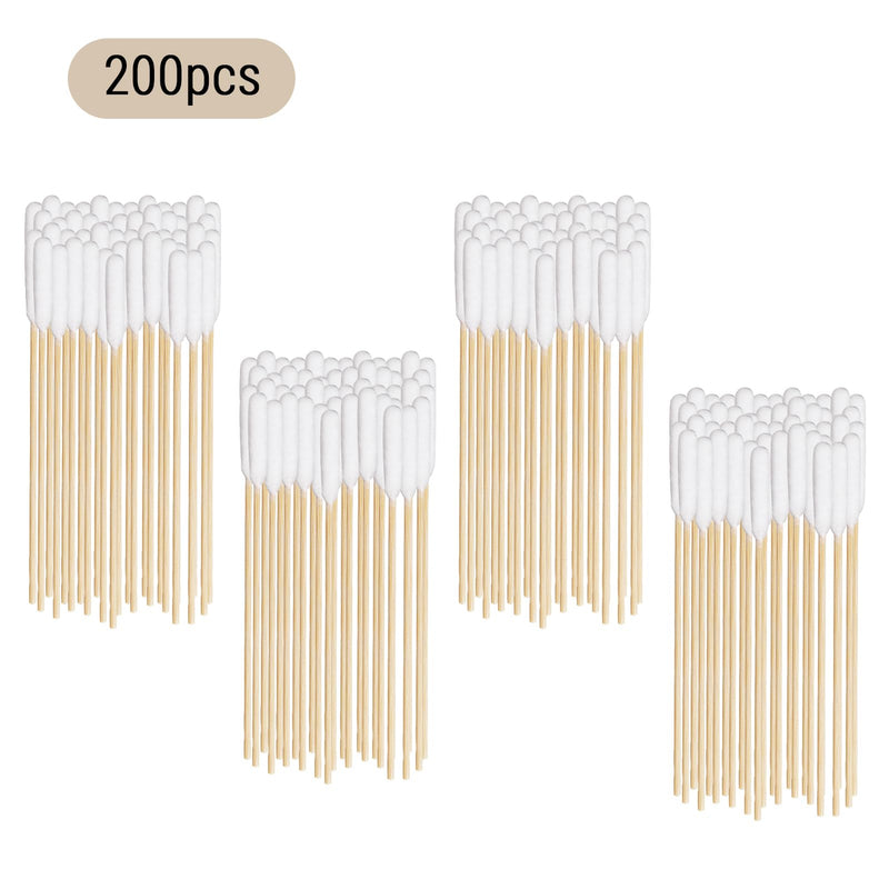 200 Pcs Pet Dog Ear Cleaner Cotton Buds, 15 cm Large Cotton-Buds Animal Ear Cleaning Cotton Swab Sticks Wax Remover for Cat Dog Ear-Wax Infection-Removal