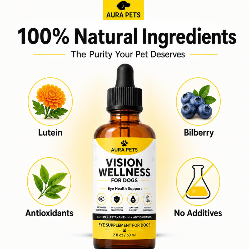 Advanced Vision Formula for Dogs, Support Eye Health with Lutein Zeaxanthin, Astaxanthin Helps Maintain Clear and Reduces Cloudiness, 2 Fl oz (1 Pcs) 1 Pcs
