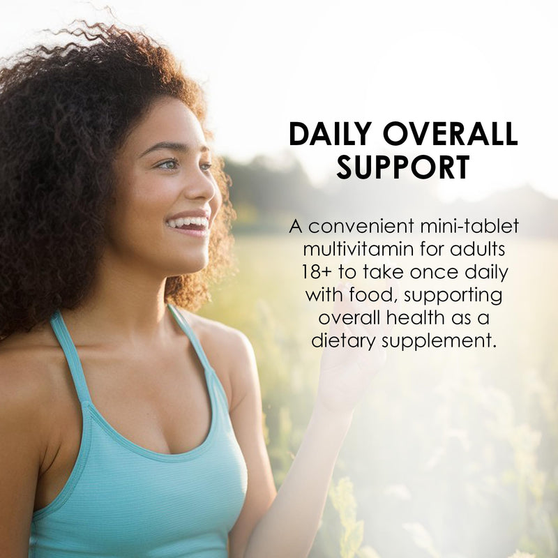 MASON NATURAL Mini Multivitamin with Iron, Gluten Free, 1 Year Supply | 12 essential nutrients plus iron, including vitamins A, C, D, E, B-complex, folate & calcium for daily support 365 Count (Pack of 1)