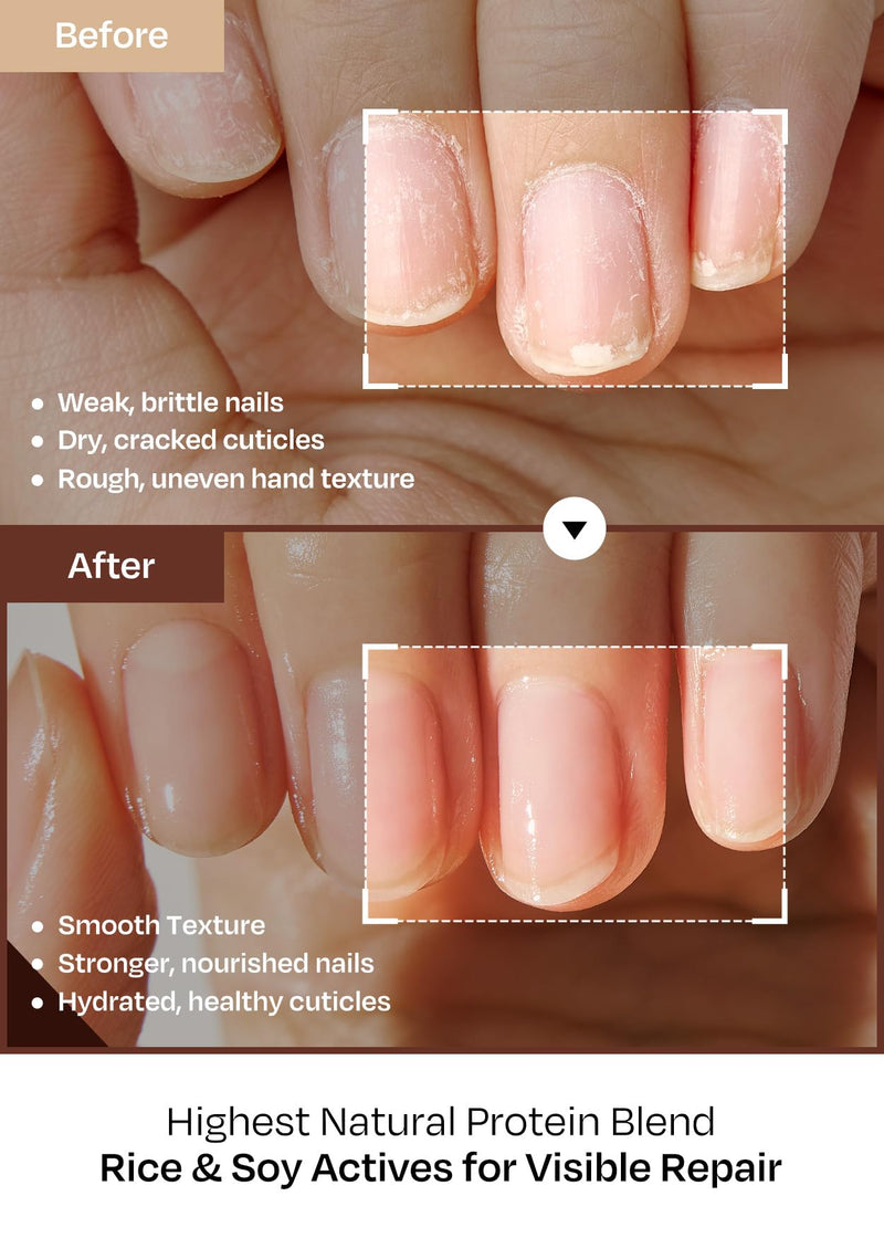 ohora Natural Care Rice Plumping Cuticle Serum – Hydrating Nail Serum with Rice & Soybean Extract, Collagen, Vitamin E & Peptides – Fast-Absorbing, Non-Greasy Nail & Cuticle Care - BeesActive Australia