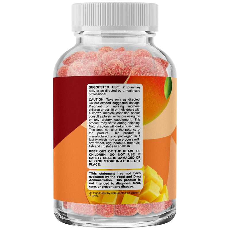 Phytoral Lutein Gummies for Eye Health and Blue Light Protection - 60 Count | Mango eye vitamins for blue light protection, dryness, strain support & visual sharpness