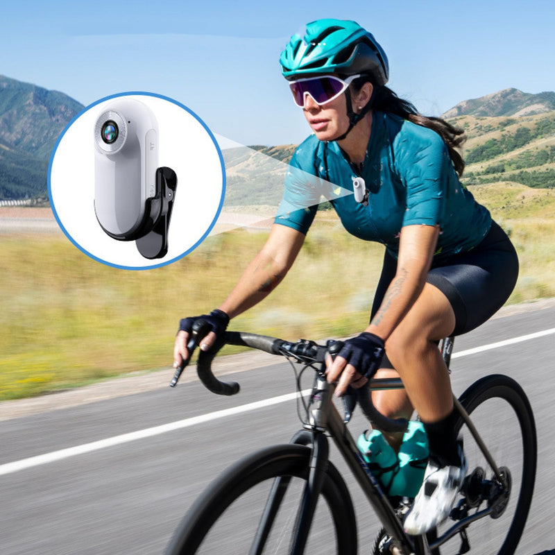 Zerodis Cat Collar Camera Mini Body Camera 120 Degree Wide Angle HD Image Video Recording Dog Tracking Magnetic Collar Camera for Indoor Outdoor Riding (#11) - BeesActive Australia