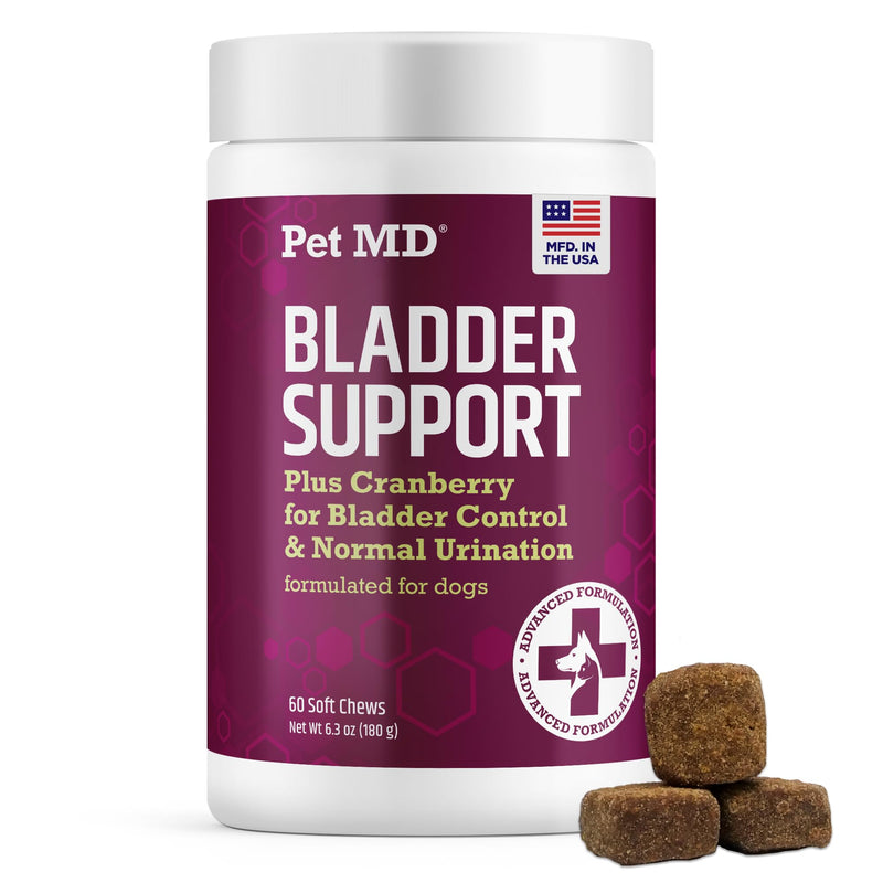 Pet MD Bladder Support Chews & No More Yellow Spots Lawn Aid Chews