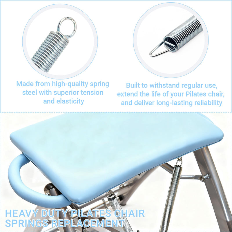 Pilates Pro Chair Replacement Springs Compatible with Pilates Pro Chairs,Adjustable Pilates Pro Chair Resistance for Core Strength & Toning - 1Pack