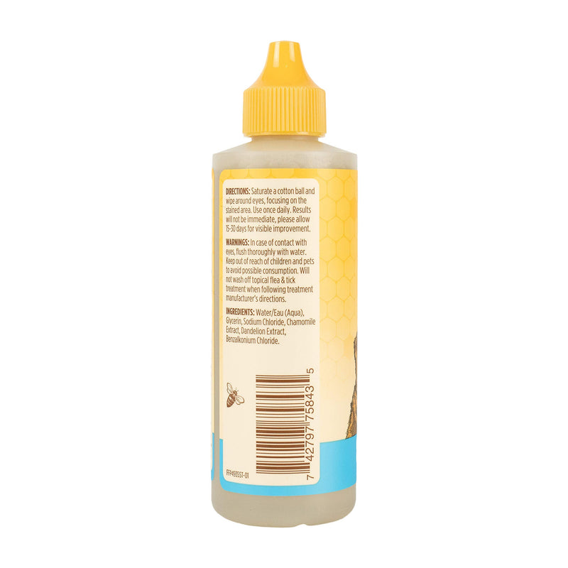 Burt's Bees for Pets Tear Stain Remover for Dogs with Chamomile,2pk, 99.9% Natural Origin Formulas, Dog Tear Stain Remover, Dog Eye Cleaner, 2pk, 4 oz 4 Fl Oz (Pack of 2) - BeesActive Australia