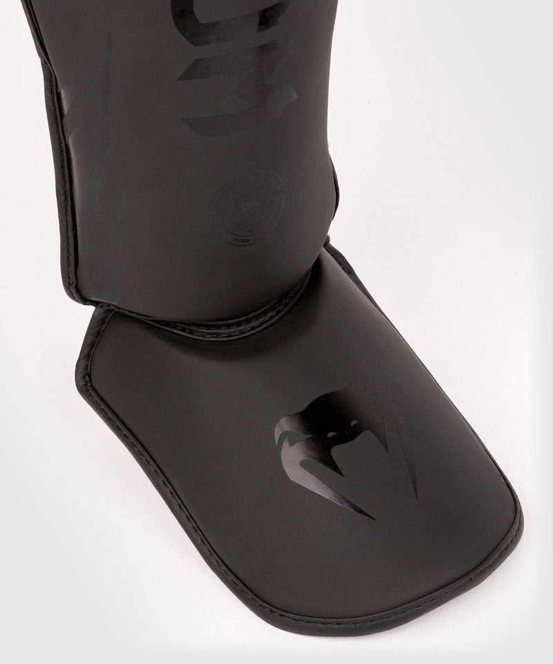 Venum Challenger Kids Shin Guards Medium Black/Black - BeesActive Australia