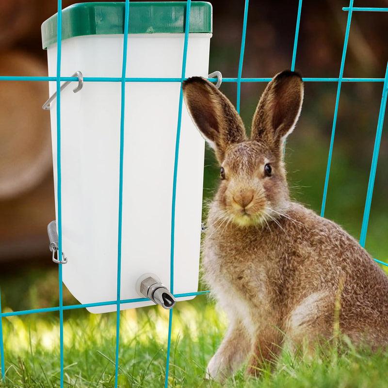32oz No-Drip Rabbit Waterer Stainless Steel Nipple for Small Animal Rabbit Waterer for Small Pet/Bunny/Ferret/Hamster/Guinea Pig (1L) (cy-tzwsq, xbh1) cy-tzwsq - BeesActive Australia