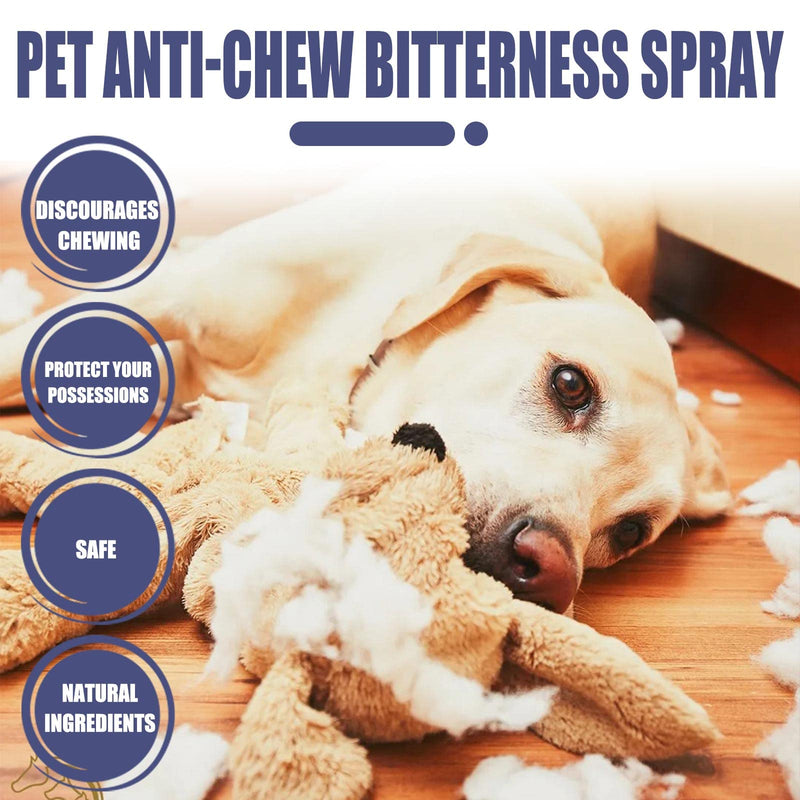 No Chew Spray for Dogs, 50ML. Bitter Apple Spray for Dogs to Stop Chewing. Effective Dog Deterrent Spray for Furniture Carpet. Alcohol-Free, Indoor & Outdoor Safe. purple - BeesActive Australia