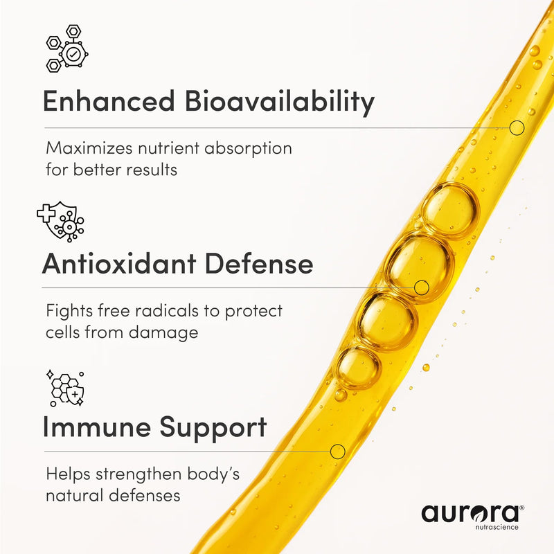 Aurora Nutrascience Liposomal Liquid Vitamin C, 10 Packets, Orange | Healthy Immune Support Supplement, 3000 mg per Serving, Sugar Free, Vegan, Gluten Free, Non-GMO, Single Serve Packets 10 Count (Pack of 1) Mega