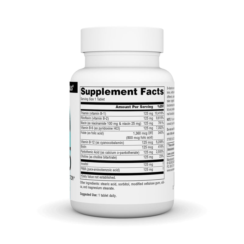 Source Naturals B-125, 30 Tablets | Energy Production Support*