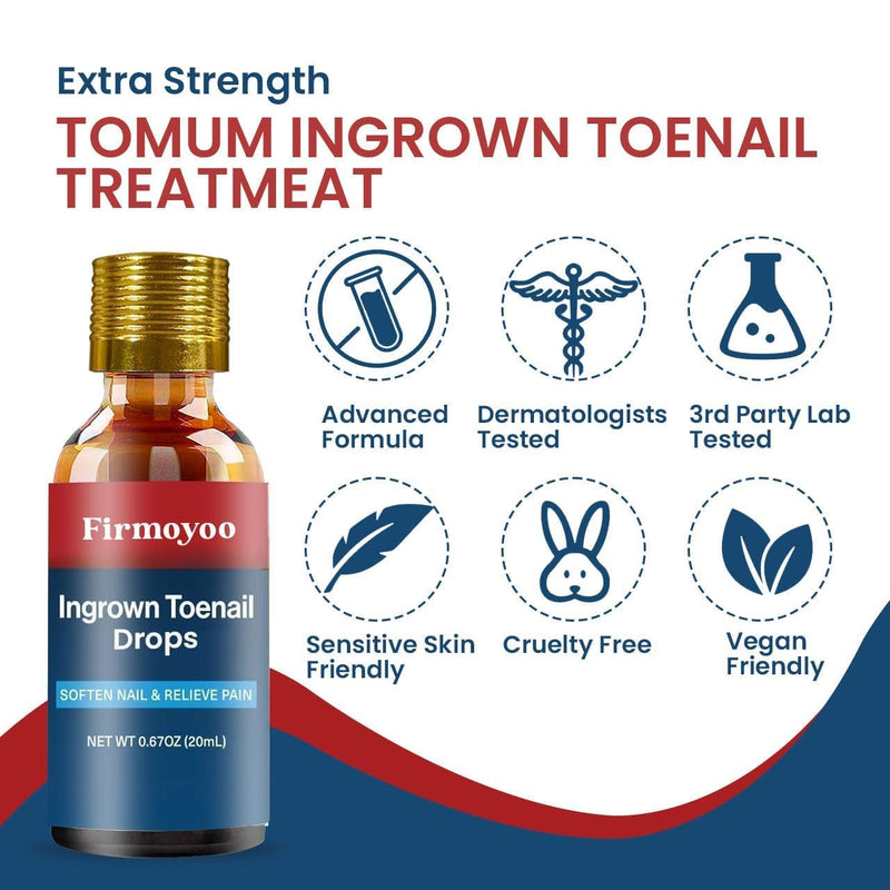 Ingrown Toenail Treatment for Pain Relief: Ingrown Toenail Removal Kit - Big Toe Ingrown Nail Treatment for Home Toenail Care - Professional Toenail Corrector - Safe & Easy for Thick, Curved Toenails