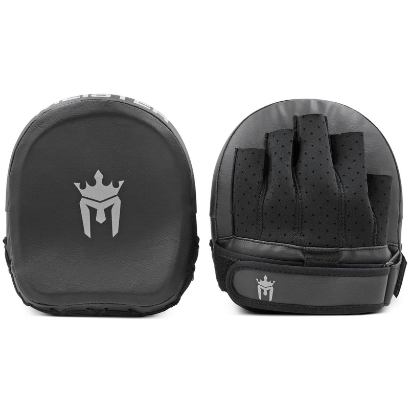 Meister 3D Armor Padded Target Mitts - Curved Micro Focus Pads for Boxing & MMA Black - BeesActive Australia
