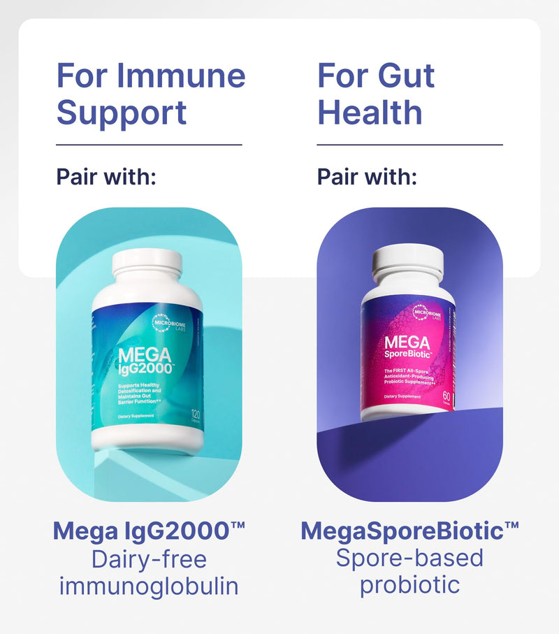 Microbiome Labs EpicDefense Probiotic + Postbiotic Combo - Immunobiotic Formula with LGG, BB-12 & Epicor - Daily Immune System Support - Respiratory Comfort - Gut Health Support (30 Capsules)