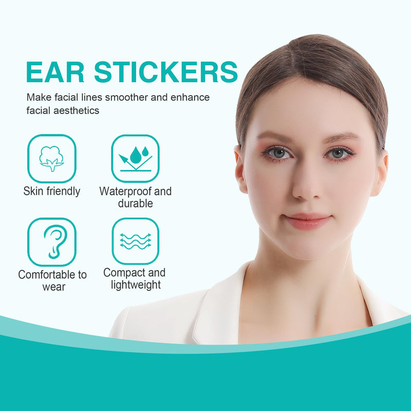 Cat Claw Elf Ear Patches 30 Pcs, Invisible Ear Correction Stickers for Stick Out Ears, Pointed Ear Shaping Kit for Fantasy Cosplay & Daily Style (30 Count) - BeesActive Australia