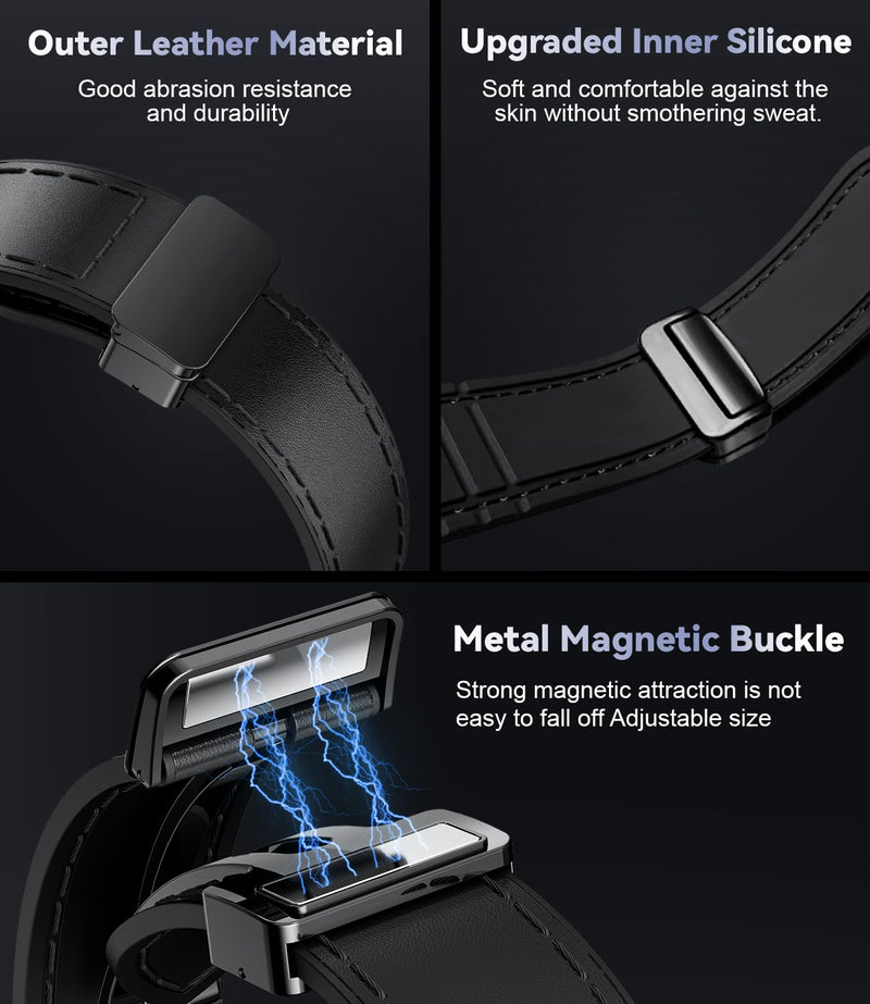 LIGE GPS Smart Watches for Men, Bluetooth Call, LED Flashlight, Compass, 1.43" AMOLED Fitness Watch with Heart Rate/Sleep Monitor, 100+ Sports Modes, iOS Android Compatible, Military Outdoor, Black DM1-E