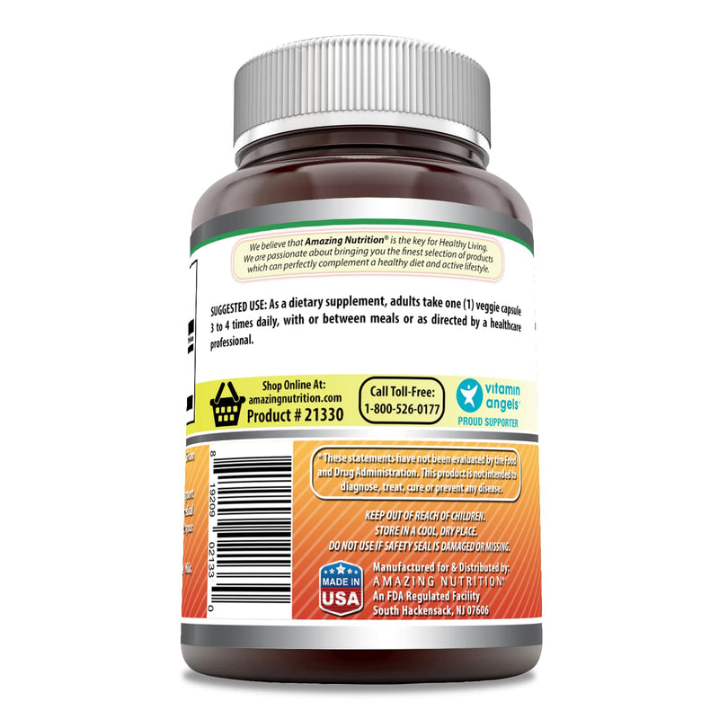 Amazing Formulas Bromelain Supplement | 500 Mg Per Serving |120 Veggie Capsules | Non-GMO | Gluten Free | Made in USA | Ideal for Vegetarians 1 Pack - BeesActive Australia
