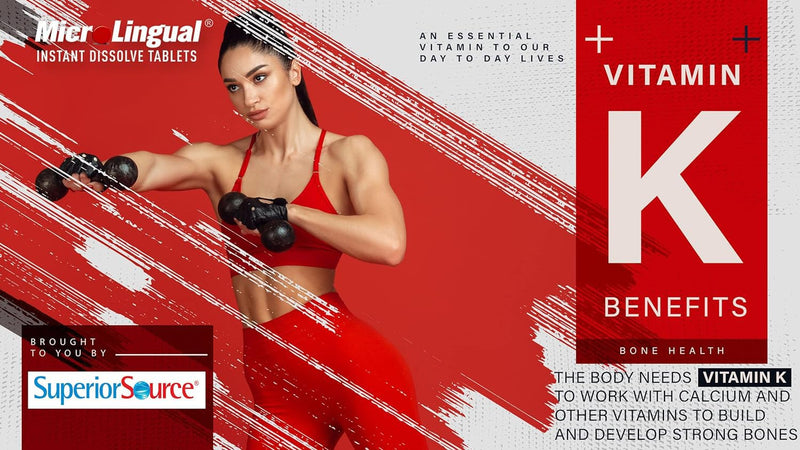 Superior Source Vitamin K1 500mcg - BeesActive Australia