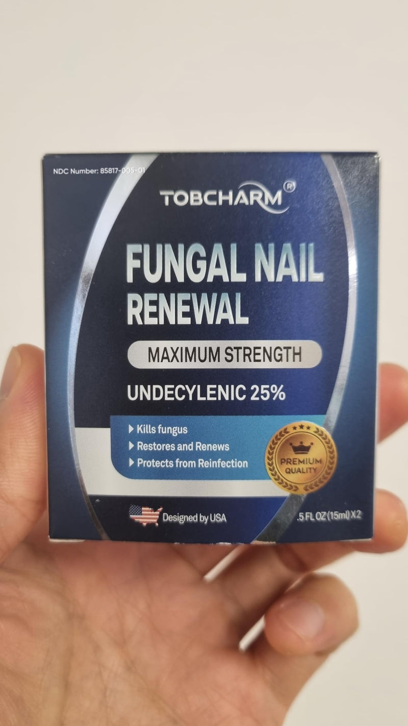 Toenail Fungus Treatment For Toenail & Finernails, 25% Undecylenic acid, Toe Nail Fungus Treatment Extra Strength, Tea Tree Oil for Tonail Fungus Treatment
