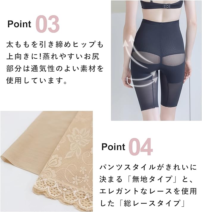 Two Hatch 903208 Shaping Underwear, Pelvic Girdle, 11.0 lbs (5 kg), Use For 24 Hours, Large Size, High Waist, Postpartum Girdle, Tummy Tightening, Butt Lifting, Full Lace - BeesActive Australia