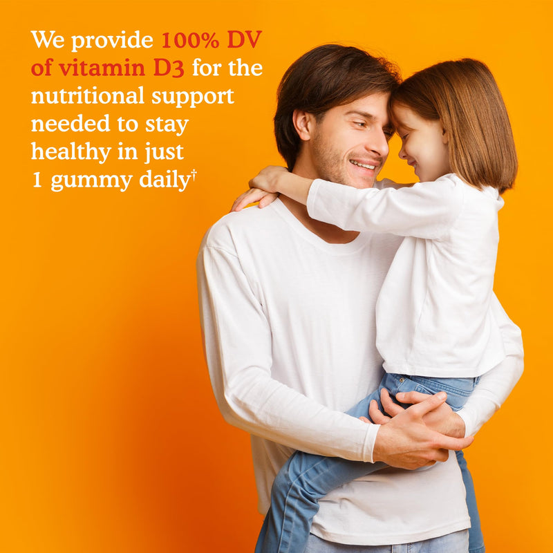 Garden of Life Kids Organic Vitamin D3 Gummies with 800 IU (100% Daily Value) for Strong Bones, Teeth, Brain & Immunity – Non-GMO, No Gluten, Vegetarian, Sugar Free, Orange Flavor, 60 Servings 60 Count (Pack of 1)