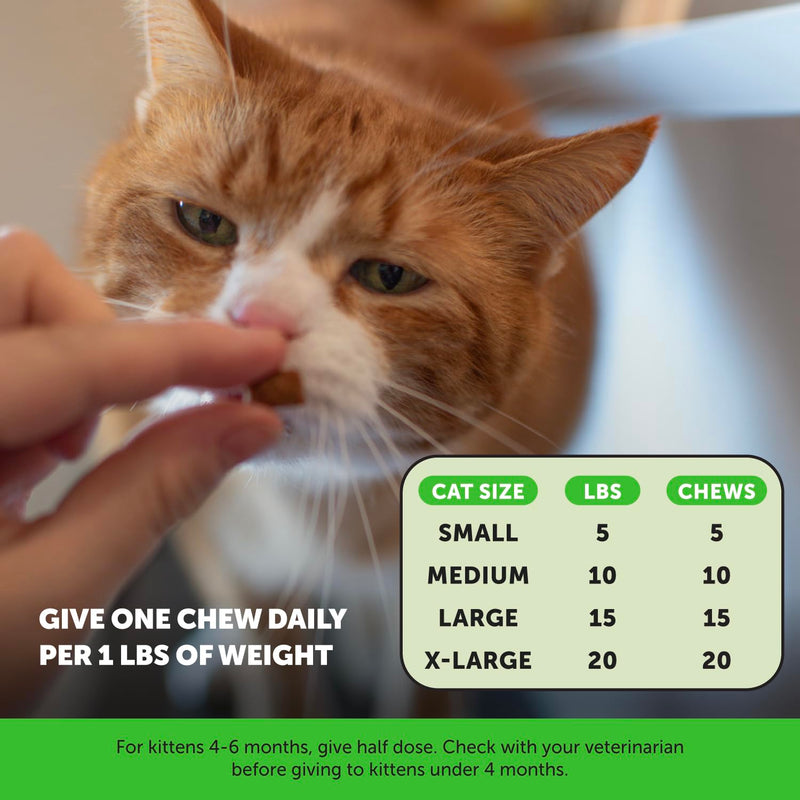 Cat Urinary Tract Health Dual Texture Chews - Promotes Healthy Digestion & Normal Bladder Function with Cranberry, Antioxidants, & Probiotics - Kidney + Bladder Support Supplement (30 Day Supply) Chicken 30 Day Supply - PawsPlanet Australia