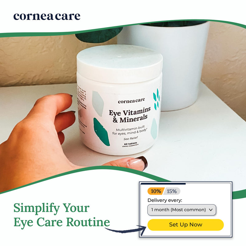 CorneaCare Eye Vitamins & Minerals, Multivitamin for Vision | 60 Count