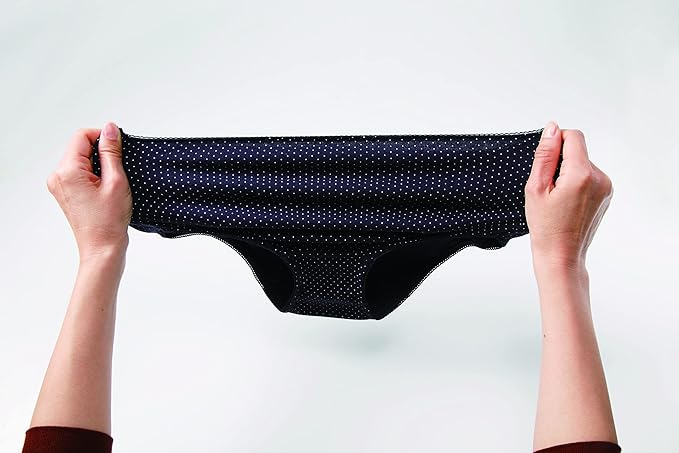 Selvan 100% Cotton Deep Dot Pattern Panties, 3L, 2 Colors Set - BeesActive Australia