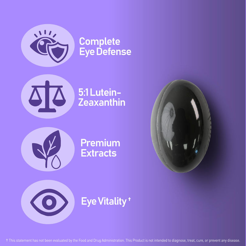 NANOWELL EyeCare Anthocyanins 100 - Eye Health Supplement with Bilberry, Zeaxanthin, Lutein, Anthocyanins, Vitamin A, E, Selenium & Copper - 60 Softgels, 60 Day Supply | Eye Health Supplement, Bilberry, Zeaxanthin, Lutein, Anthocyanins, Vitamin A, E, S...