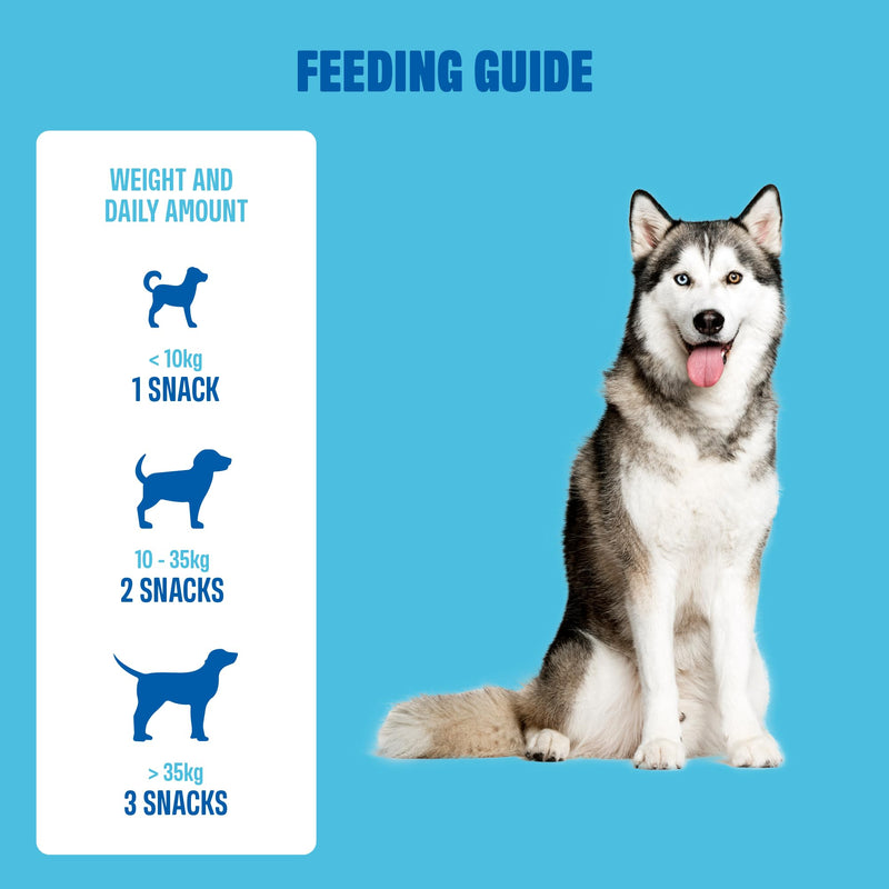 ivvi Multivita food supplements for dogs as snacks - All-round care for a happy dog's life - 60 tasty snacks (270g) with chicken