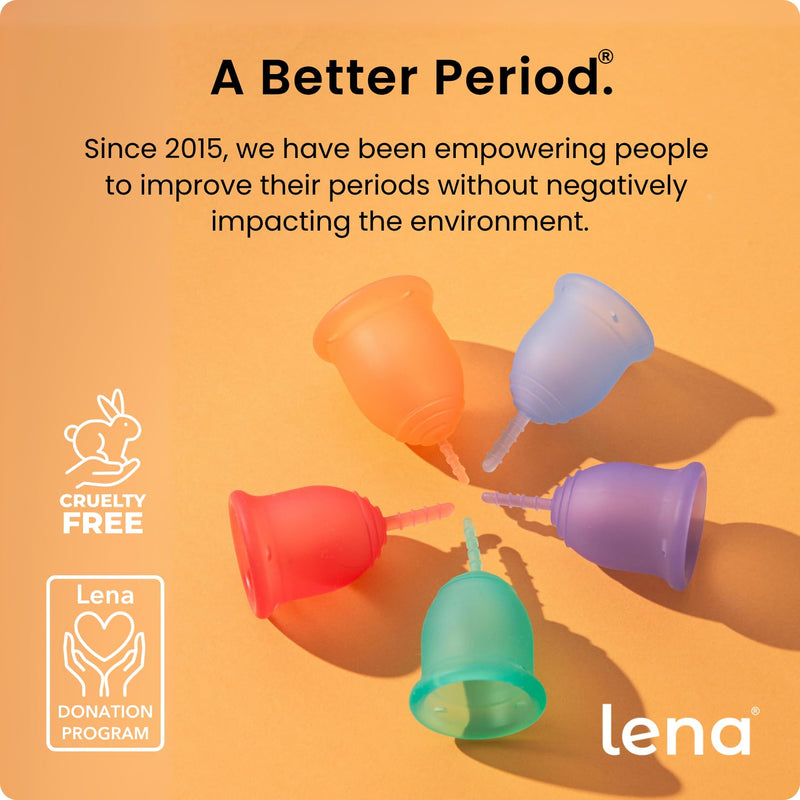 Lena Feminine Wipes Mini - Flushable, Unscented & Ph Balanced - Period Travel Kit - Menstrual Cup Wipes & Menstrual Disc Cleaner - 32 Count