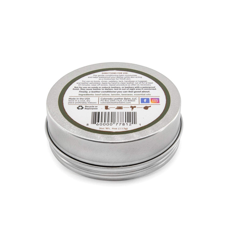 Colorado Leather Balm Original Formula (Orange Vanilla) (4 oz) - BeesActive Australia