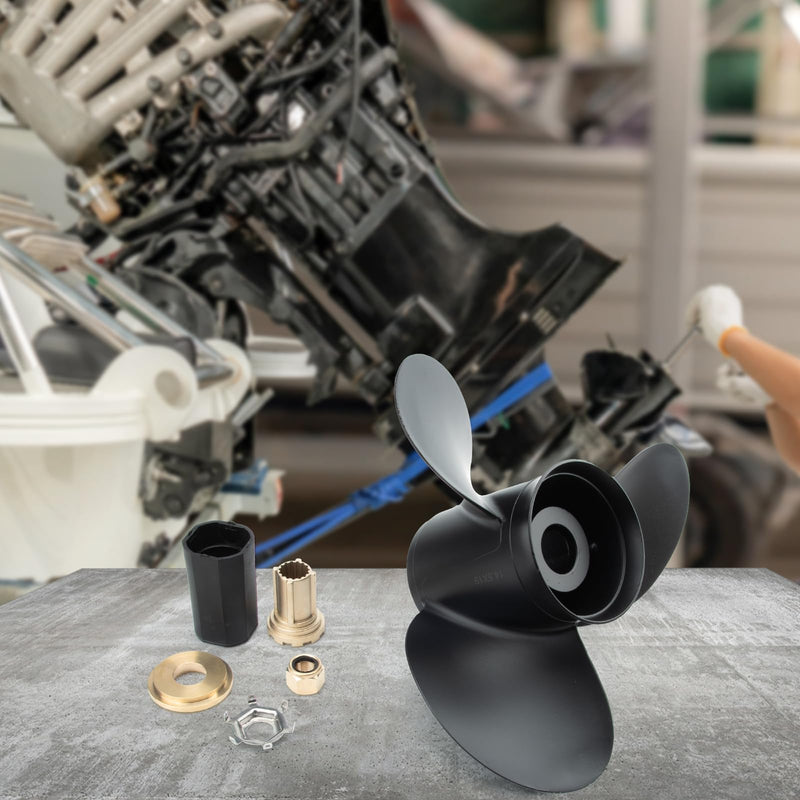 835257Q1 Flo-Torq II Hub Kits Replacement fit Mercruiser Alpha One/Bravo One Mercury Mariner Outboard Boat Motos 60-300 HP, for 15 Spline Tooth Propeller Installation Parts