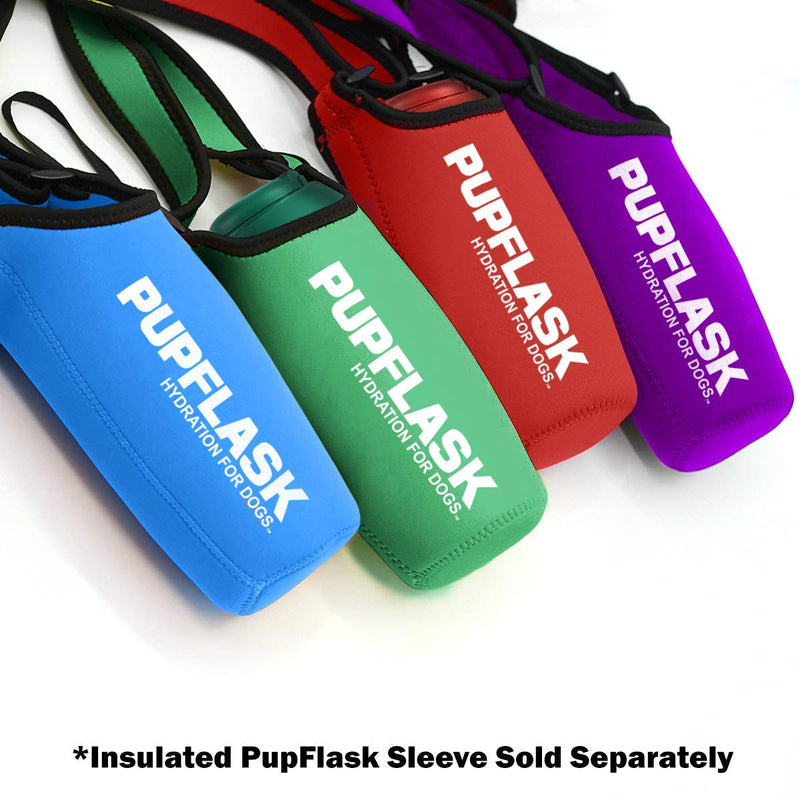 PupFlask Large Dog Water Bottle | 27 or 40 OZ Stainless Steel | Convenient Water Dispenser | Puppy Travel Water Bowl | Portable Pet Leak Proof Bottle Perfect Size For All Dog Breeds 27 Ounce Quetzal Green - BeesActive Australia