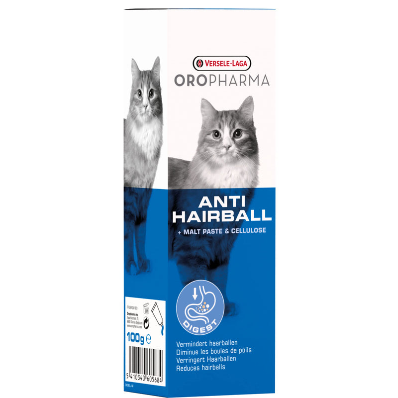 Versele-Laga - Oropharma Anti Hairball - for cats - hairball prevention paste - 100 g - BeesActive Australia
