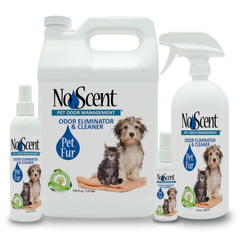 No Scent Pet Fur Odor Spray & Rinseless Cleaner for Dog, Cat, Hamster, Small Animal & Furry Pets (8 Fl Oz / 237 mL) 8 Fl Oz (Pack of 1) - PawsPlanet Australia