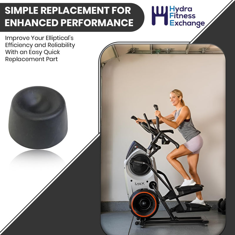 Hydra Fitness Exchange Pivot End Cap 8002576 – Compatible with Bow-Flex Max Trainer M3, M5, M6, M7, M8 Elliptical – Exercise Machine Replacement Part - Black