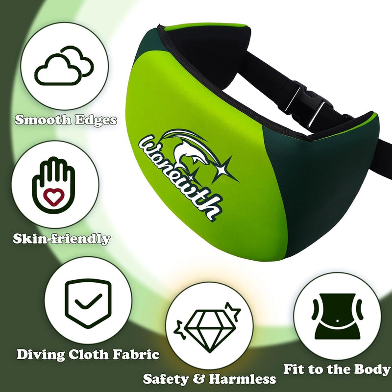 Swim Belt,Flotation Belt for Adults,Aqua Jogging Belt with Zippered Pocket and Adjustable Buckle,3-Section EPE Water Aerobics Belt for Swimming Training Pool Water Exercise