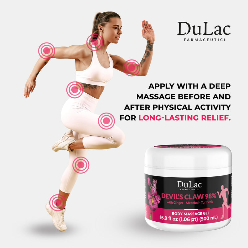 Dulac - Devil's Claw 98% Cream Maximum Strength 16.9 Fl Oz, Natural Joint and Muscle Comfort Cream, Enriched with Menthol for Cool Effect 16.9 Fl Oz (Pack of 1) - BeesActive Australia