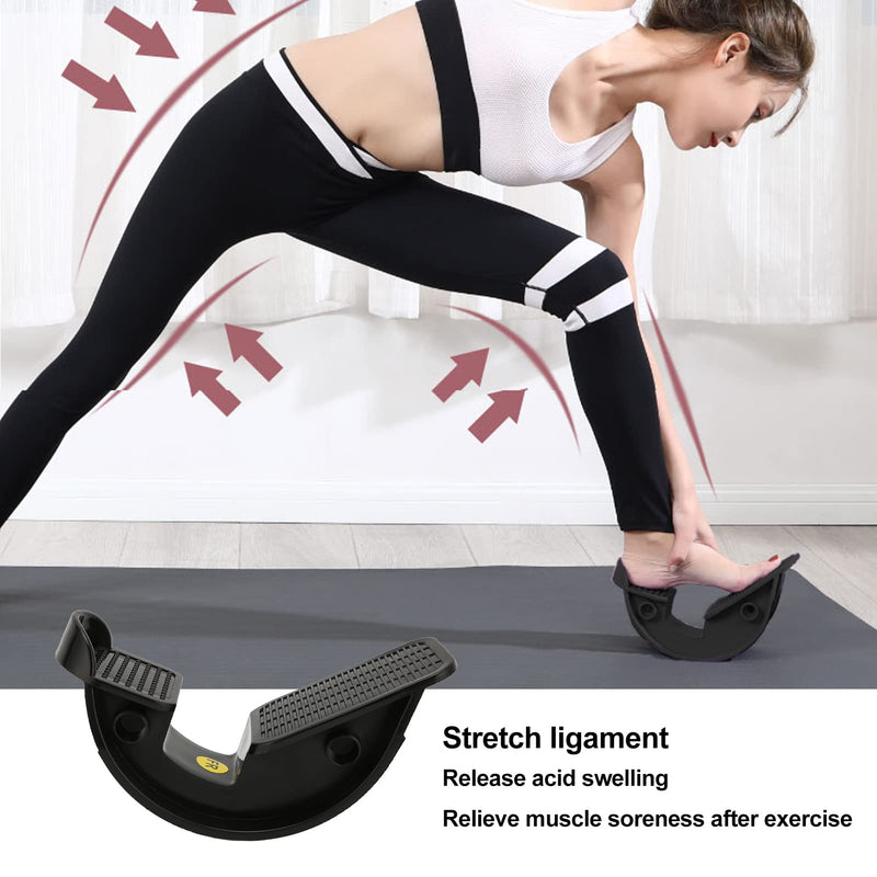 Foot Rocker Calf Stretcher, Feet Ankle & Leg Stretching for Achilles Tendinitis & Plantar Fasciitis Pain Relief, Shin Splint, Tight Calves, Arch & Heel Pain Relief - Ankle Wedge - BeesActive Australia