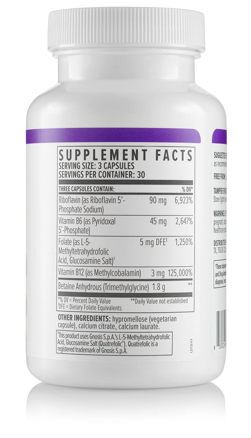 Biote Nutraceuticals - Methyl Factors+ - Circulation + Mood (90 Capsules) 90 Count (Pack of 1)