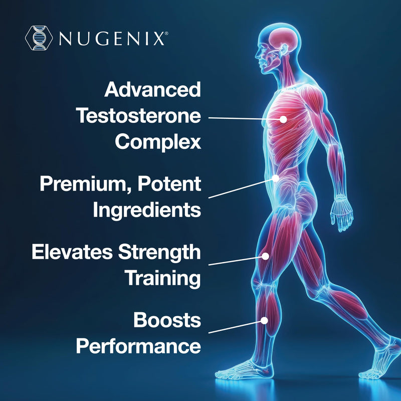 Nugenix Ultimate - Powerful Free Testosterone Booster for Men - 56 Count | Maximize Muscle, Increase Drive, Modulate Androgenic Activity 56 Count (Pack of 1)