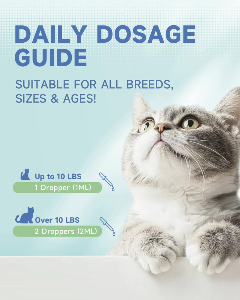 Cat & Dog Wellness Duo - Hairball Relief Drops - Immune Support Mushroom Powder – Complete Health Care for Your Pets