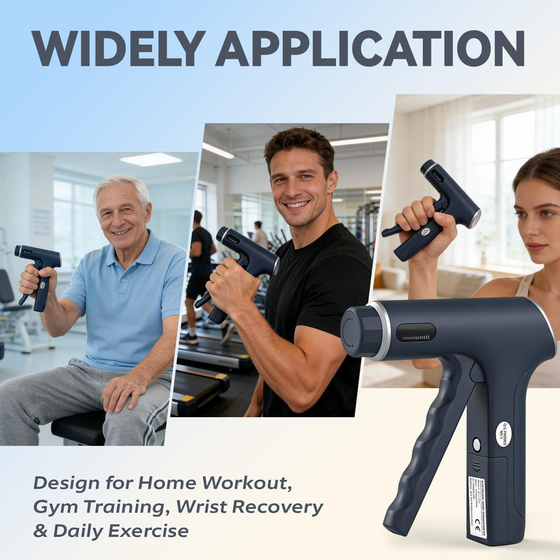 330lbs/150KG Handful Grip Strength Tester, Electronic Hand Dynamometer & Exerciser with Adjustable Resistance Trainer, LCD Screen, Ergonomic Handle for Home and Gym Use(Battery Not Included) - BeesActive Australia