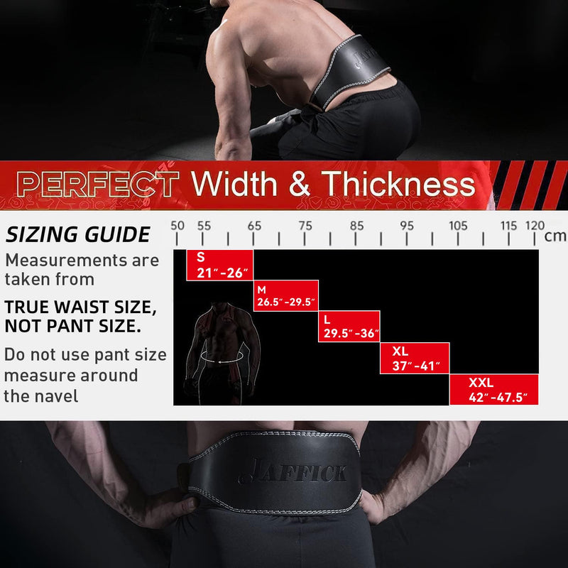 Genuine Leather Weight Lifting Belt for Men Gym Weight Belt Lumbar Back Support Powerlifting Weightlifting Heavy Duty Workout Training Strength Training Equipment L 6-Inch brown