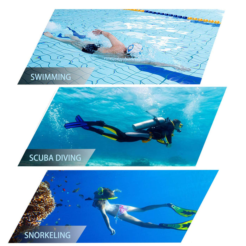 Snorkeling Gear for Adults, Dry Snorkel Mask Set, Scuba Diving Snorkle mask Set Adult, Panoramic Wide View Anti-Fog Dive mask, Swimming Diving Snorkeling Packages BLACK - BeesActive Australia