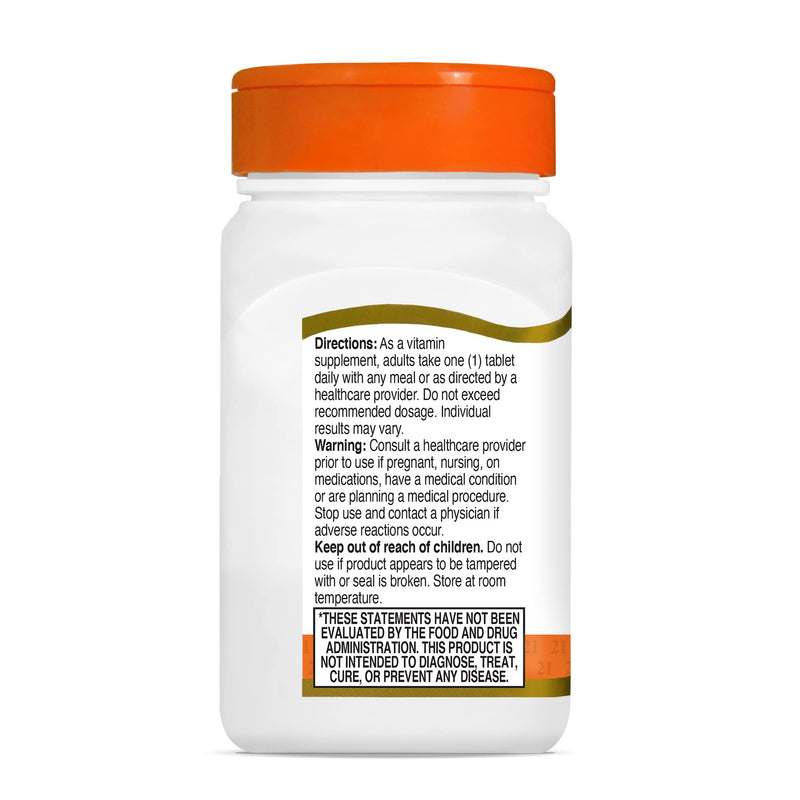 21st Century Vitamin C 500mg Prolonged Release Tablets, Immune, 110ct | Vitamin C 500 mg Time-Release Tablets, Immune & Antioxidant Support, Steady All-Day Release, Gluten Free 110 Count (Pack of 1)